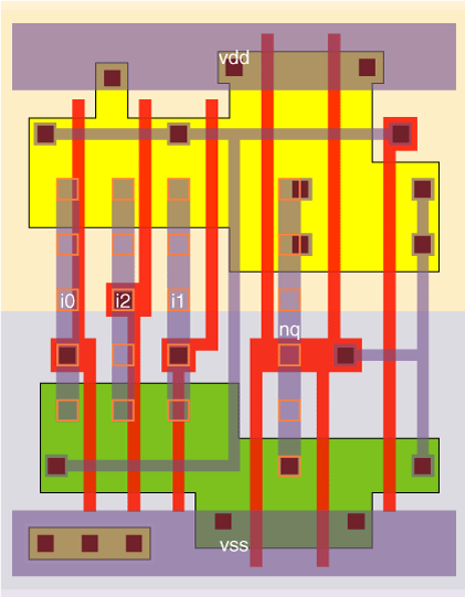 na3_x4 standard cell layout