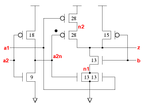 oai21a2v0x1 schematic