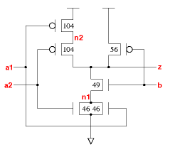 oai21v0x4 schematic