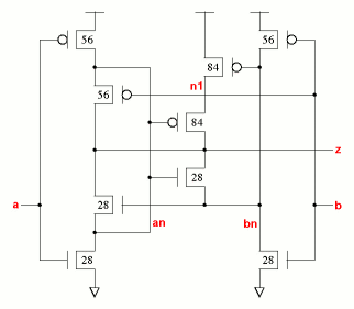 xnr2v0x3 schematic