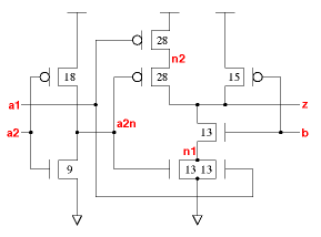 oai21a2v0x1 schematic