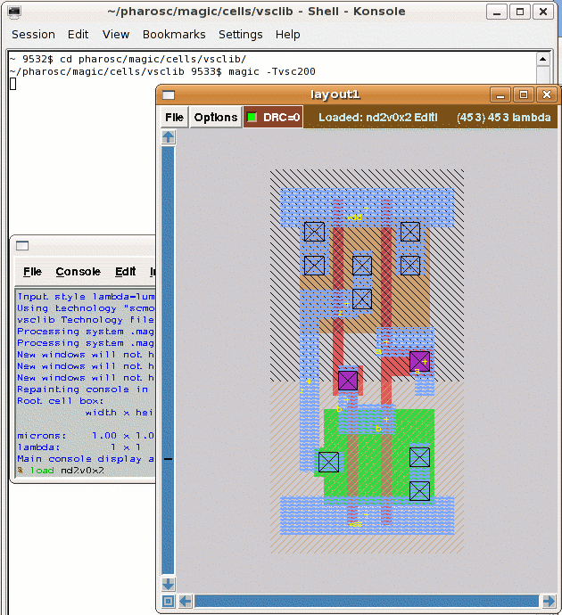Magic layout example