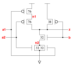 oai21_x2 schematic