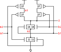 oai22v0x1 schematic