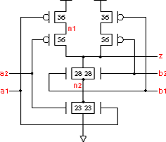 oai22v0x2 schematic